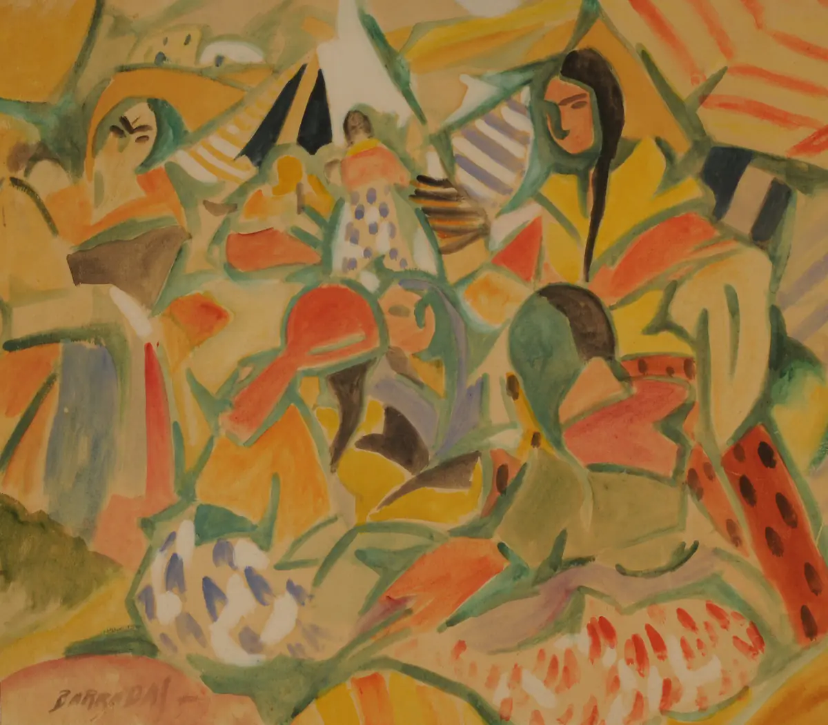 Camp gitan - Rafael Barradas