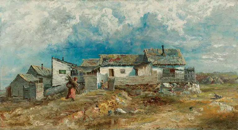 Baraques à Harlem - Ralph Albert Blakelock