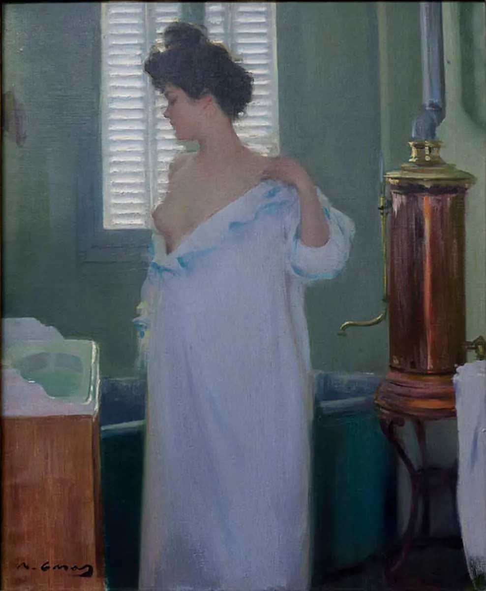 Avant le bain - Ramón Casas