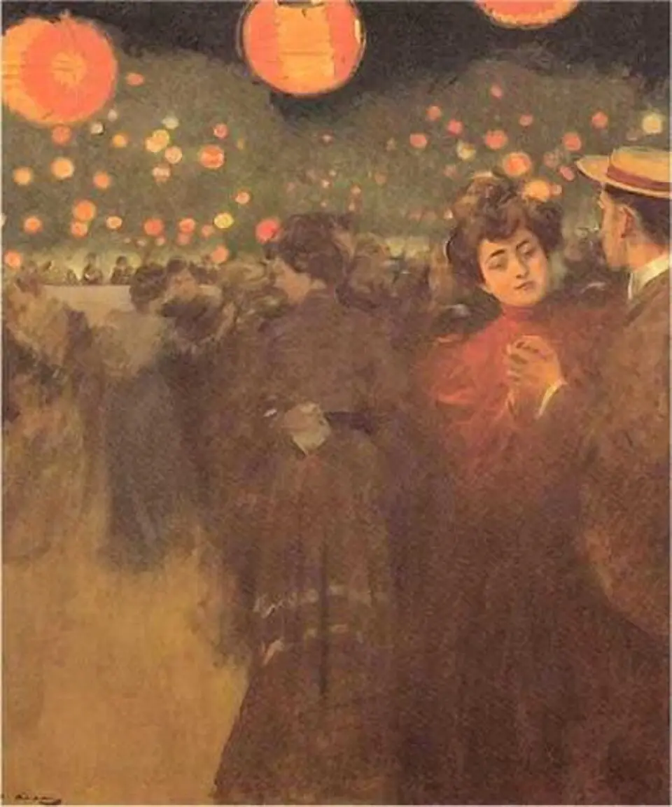 Fête nocturne - Ramón Casas