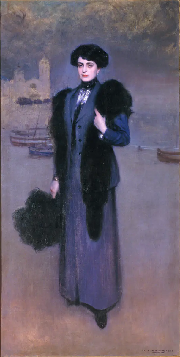 Portrait de Dolors Vidal - Ramón Casas