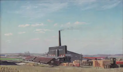 La briqueterie d'Hedehusene - L. A. Ring