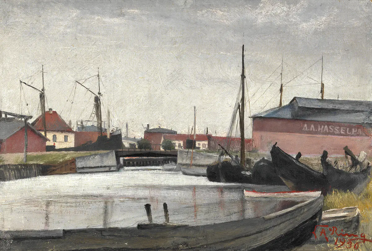 Envoi du port de Køge - L. A. Ring