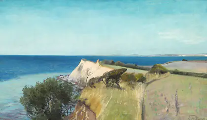 Falaise de l'île Enø - L. A. Ring