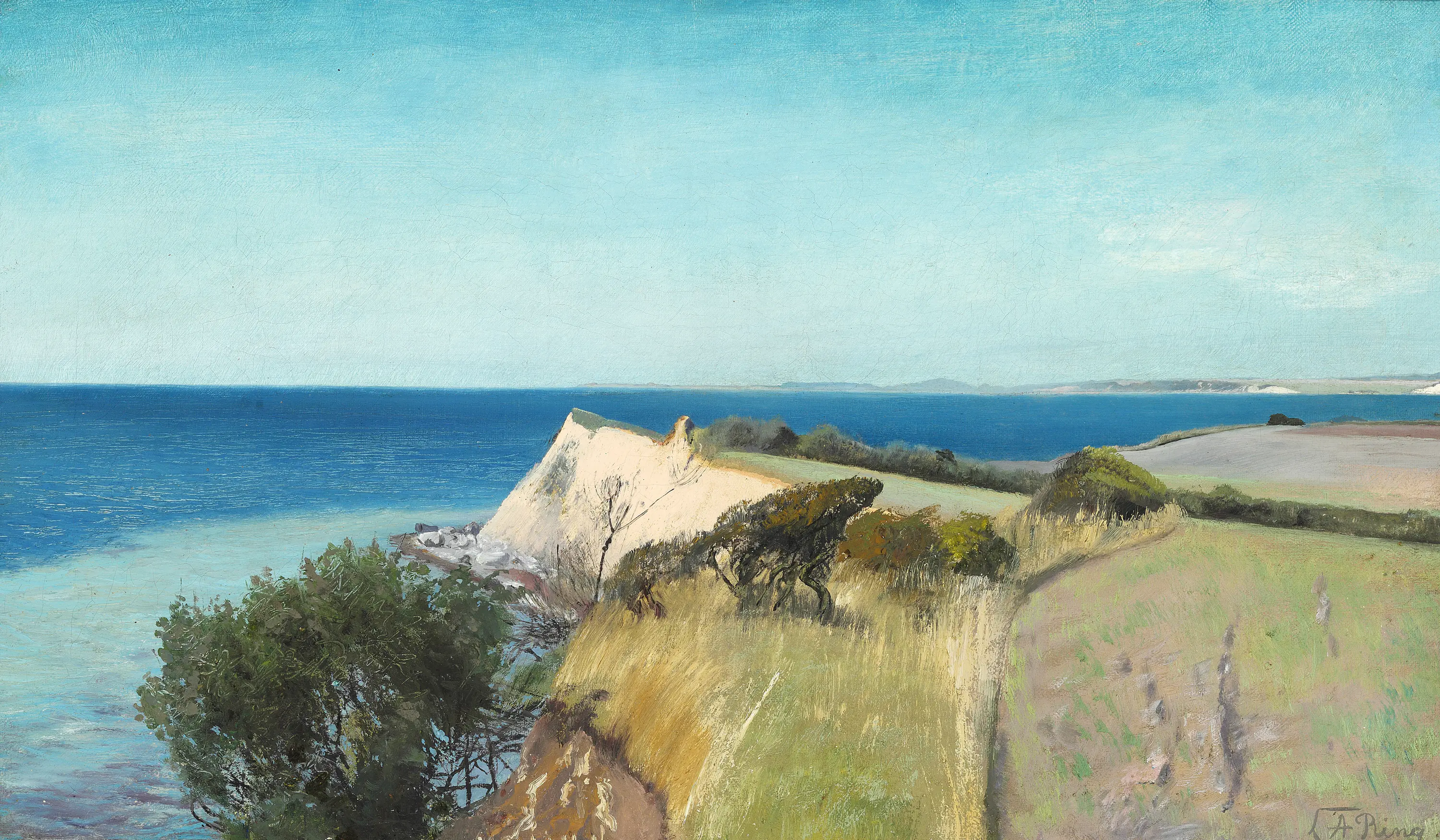 Falaise de l'île Enø - L. A. Ring
