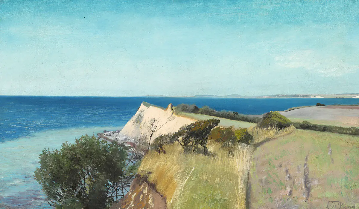 Falaise de l'île Enø - L. A. Ring
