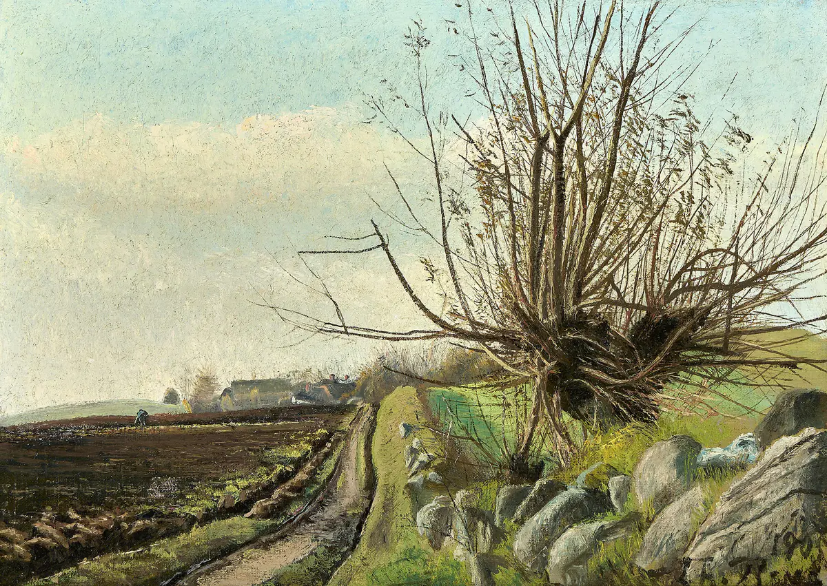 Paysage en automne. - L. A. Ring