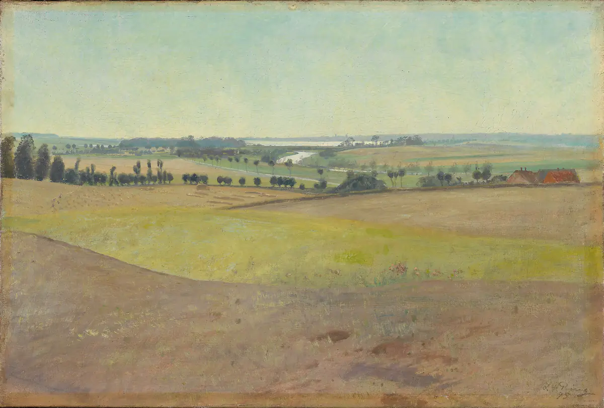 Paysage d'été danois - L. A. Ring