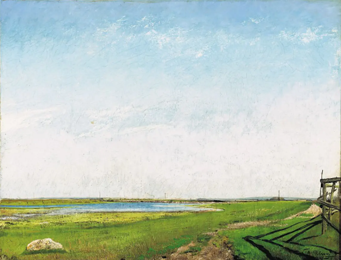 Paysage d'été d'Enø. - L. A. Ring