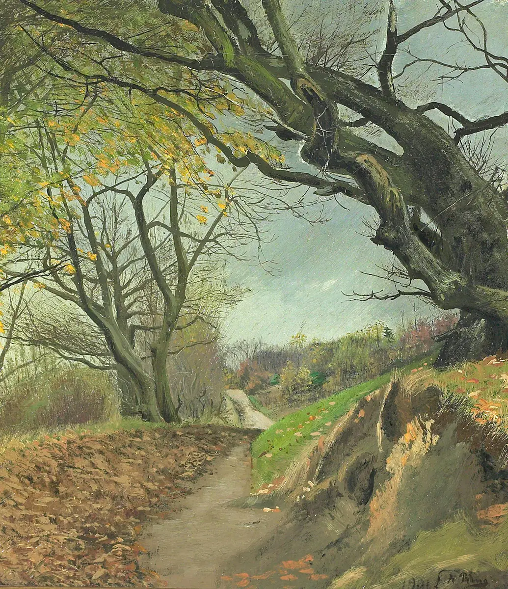 Paysage à Frederiksværk. - L. A. Ring