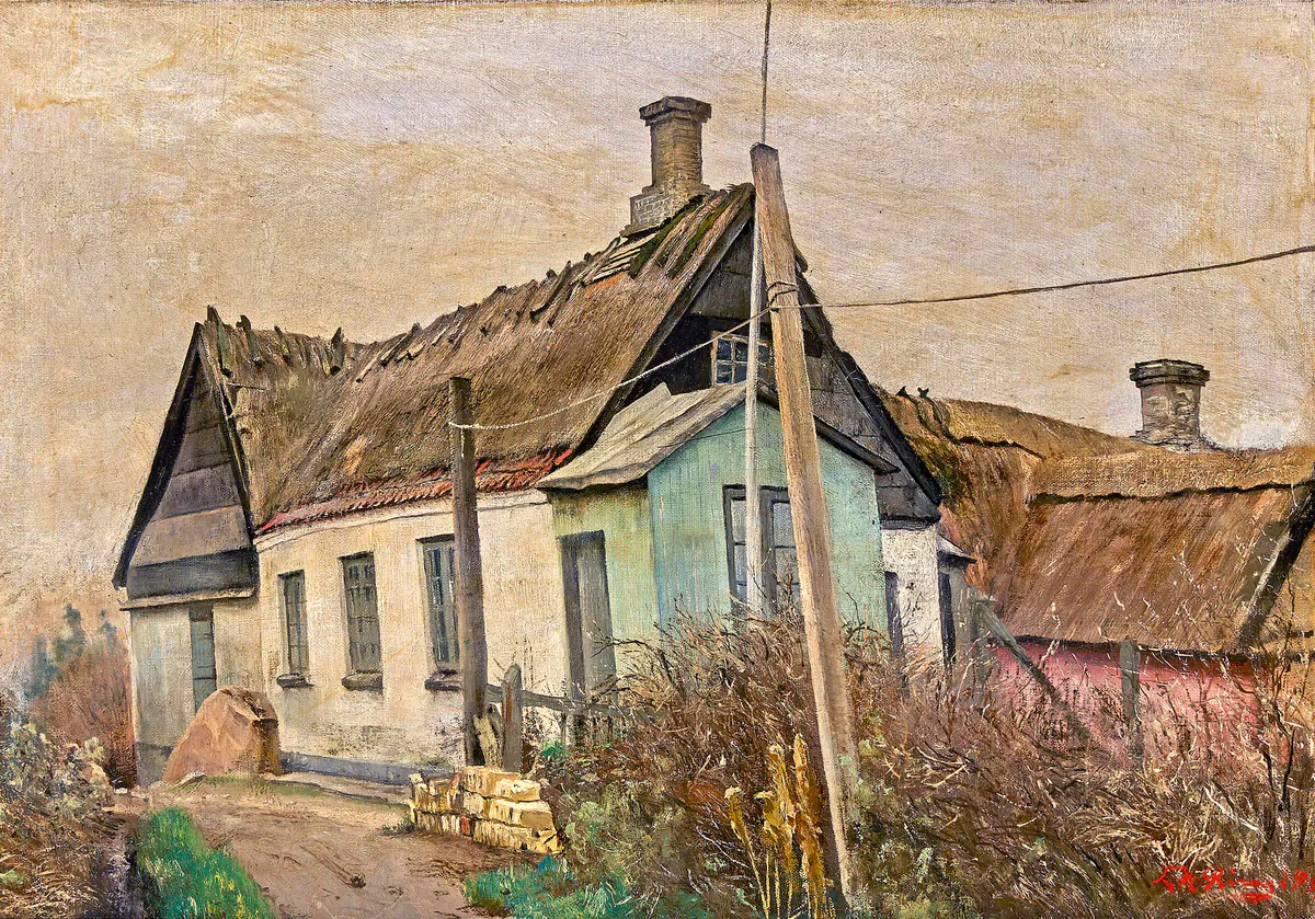 Une petite ferme. - L. A. Ring