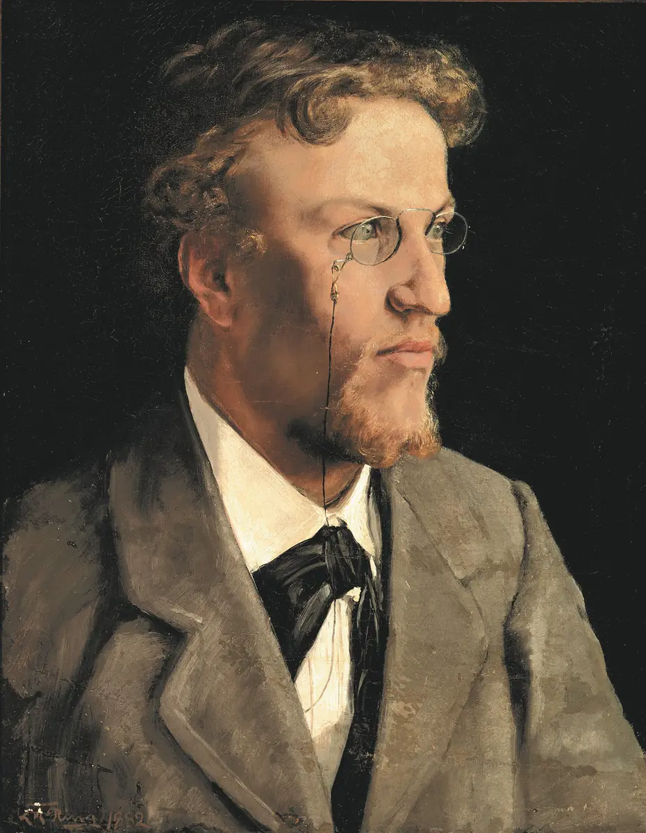 Portrait de H. A. Brendekilde - L. A. Ring