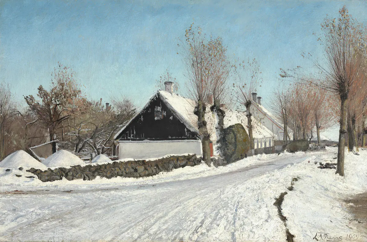 La première neige. - L. A. Ring