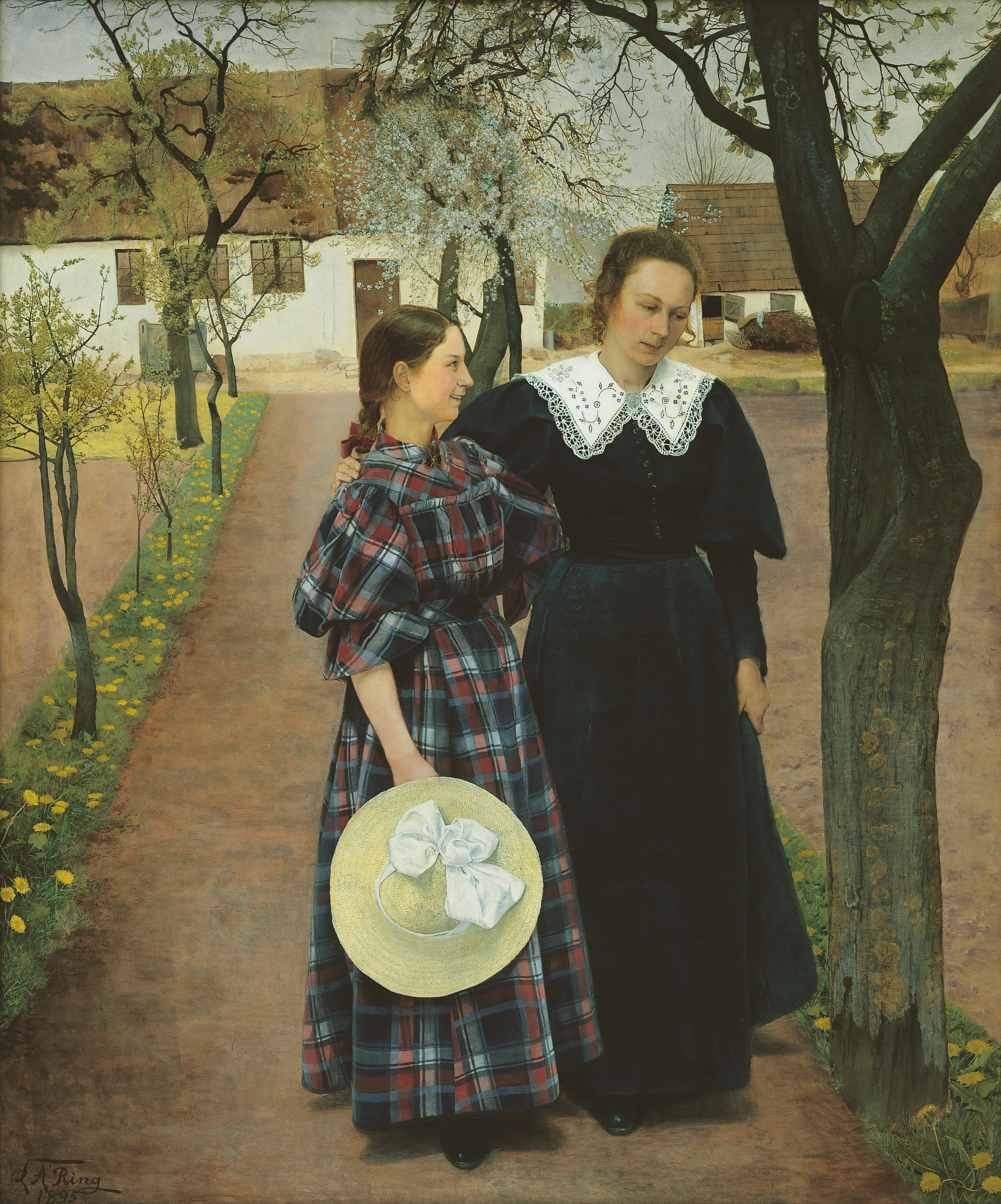 Printemps. Ebba et Sigrid Kähler - L. A. Ring