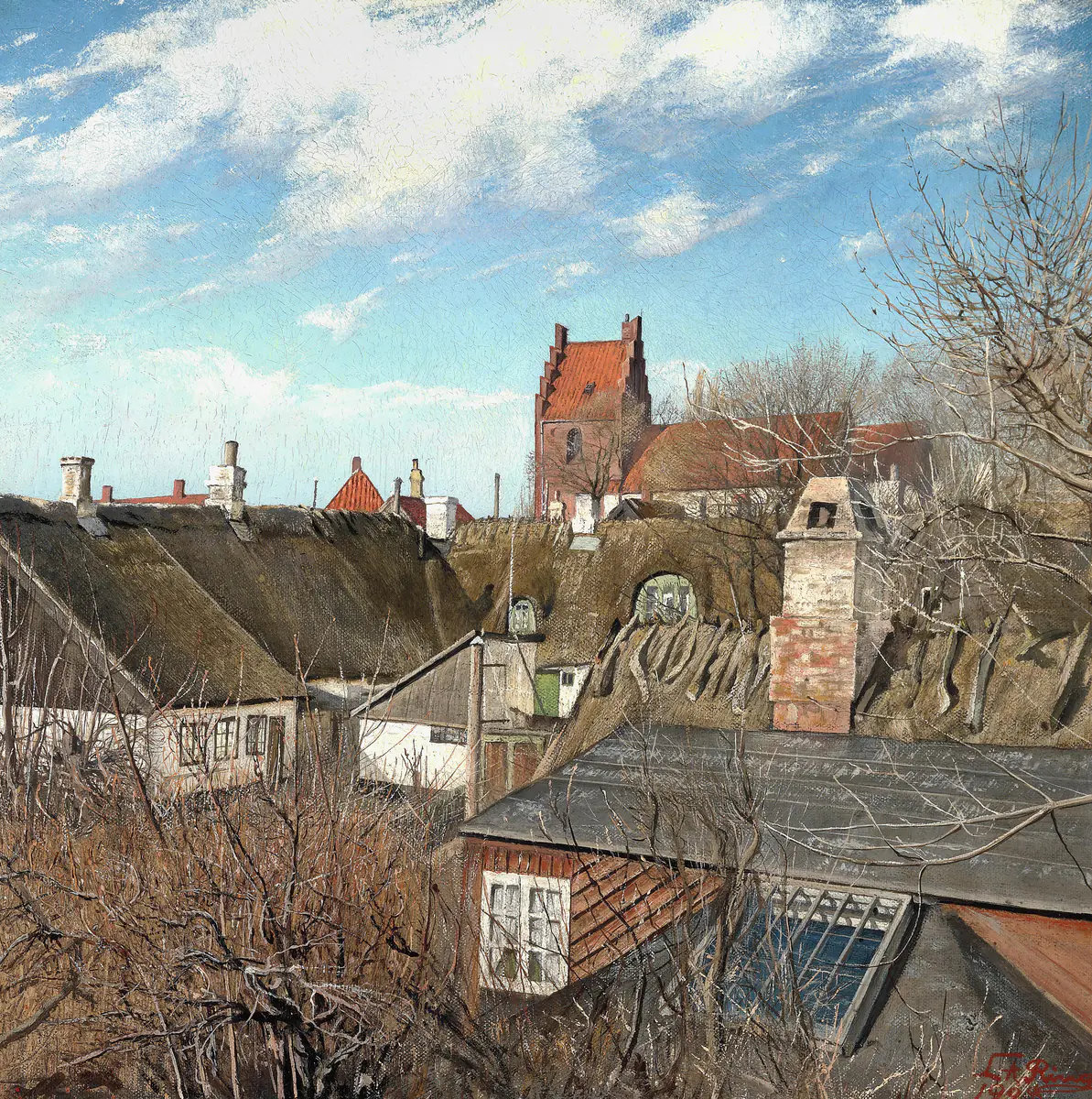 Vue de Saint-Jørgensbjerg - L. A. Ring