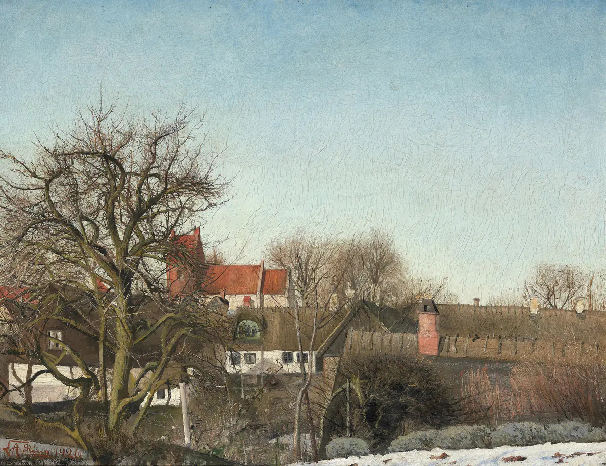 Vue de Saint-Jørgensbjerg. - L. A. Ring