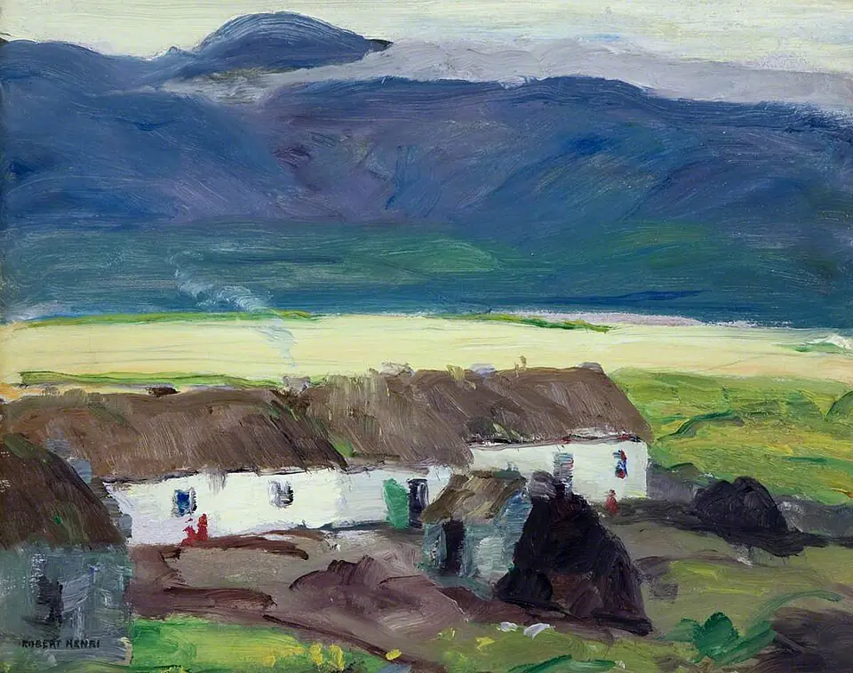 Chaumières d’Achill, comté de Mayo - Robert Henri