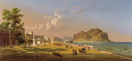 Vue de Palerme - Robert Salmon
