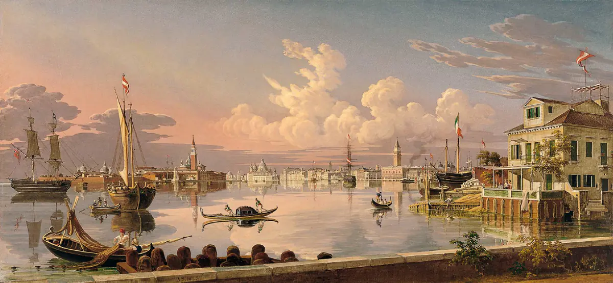 Vue de Venise - Robert Salmon