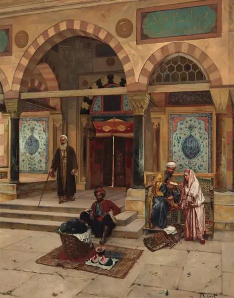 Devant la mosquée - Rudolf Ernst