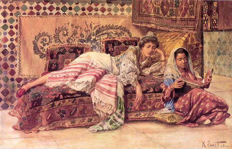 La Lectrice - Rudolf Ernst