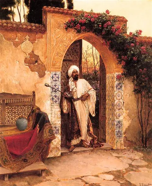 Près de l’entrée - Rudolf Ernst