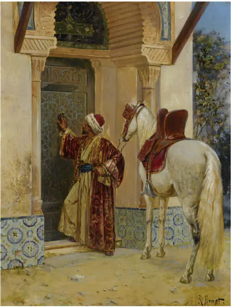 La Visite - Rudolf Ernst