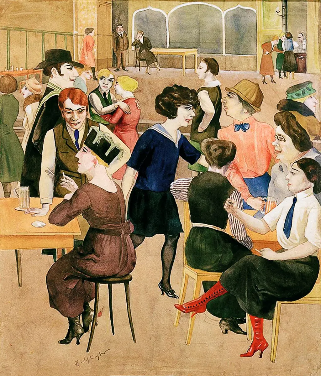 Bar pour dames, 1925 - Rudolf Schlichter