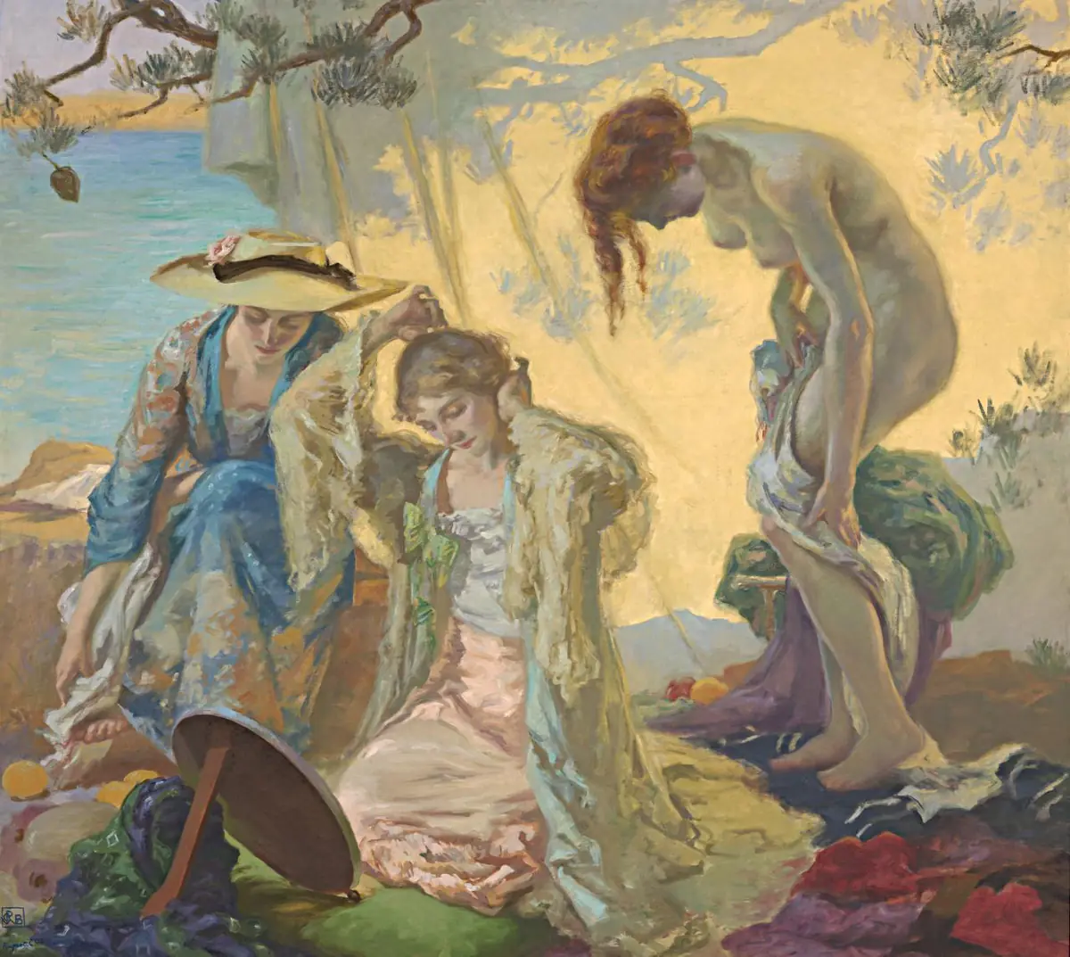 Scène de printemps - Rupert Bunny