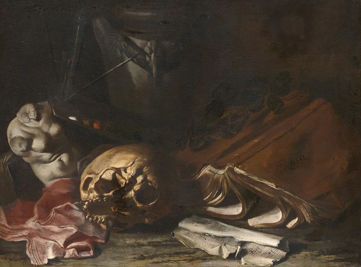 Vanité Nature Morte - Salvator Rosa