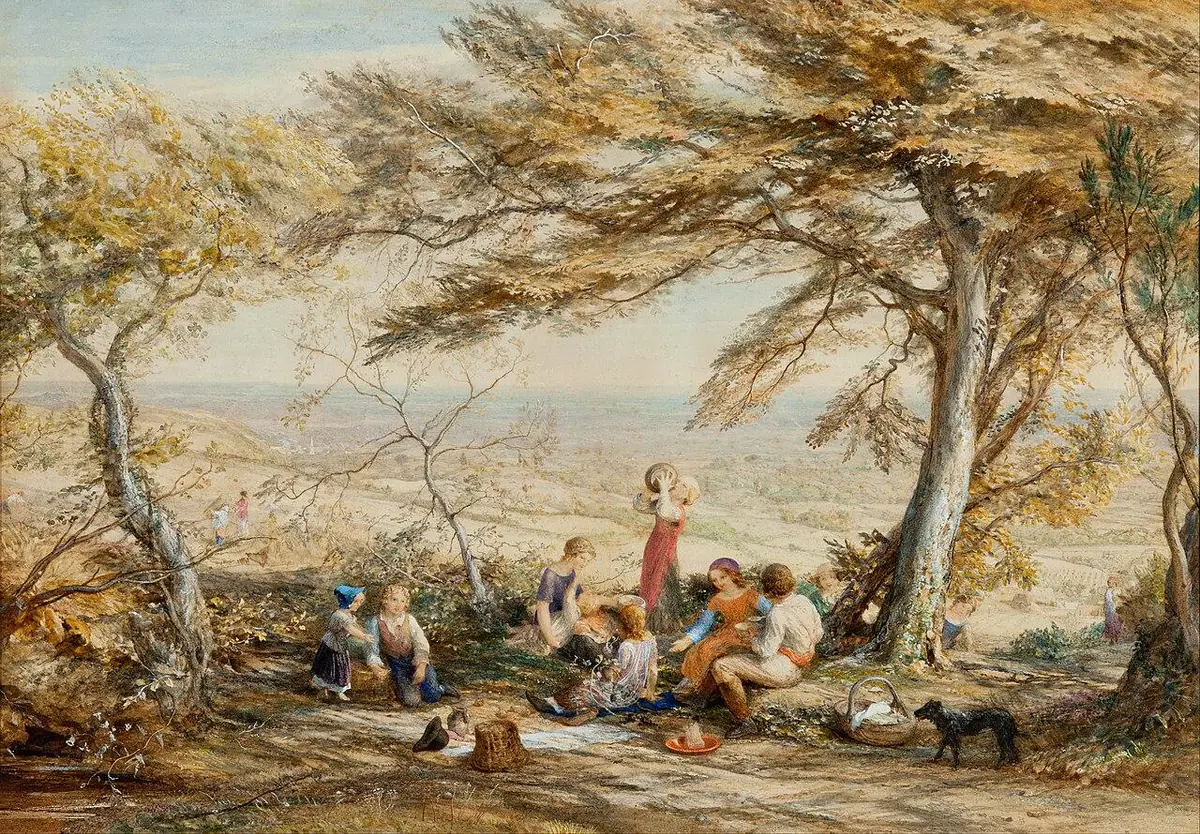 Le Repas rustique - Samuel Palmer