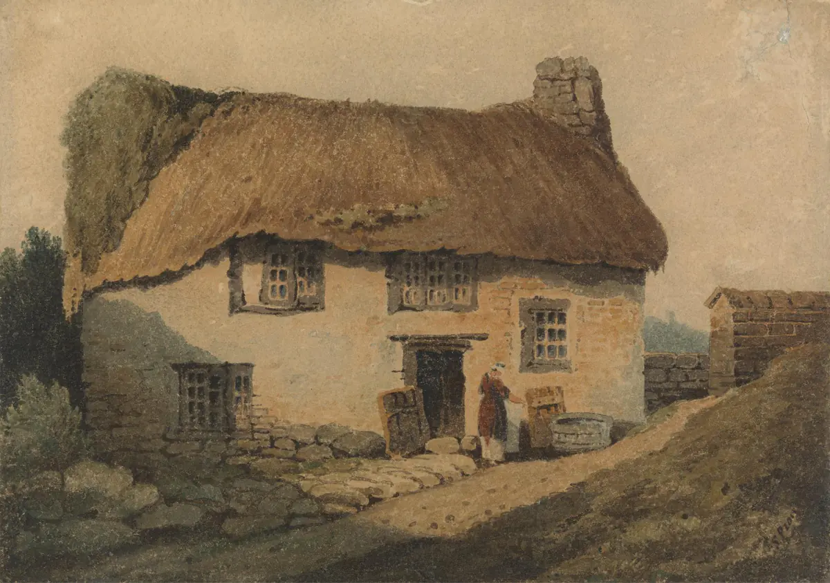 La chaumière - Samuel Prout