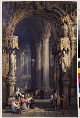 Intérieur d'une cathédrale - Samuel Prout