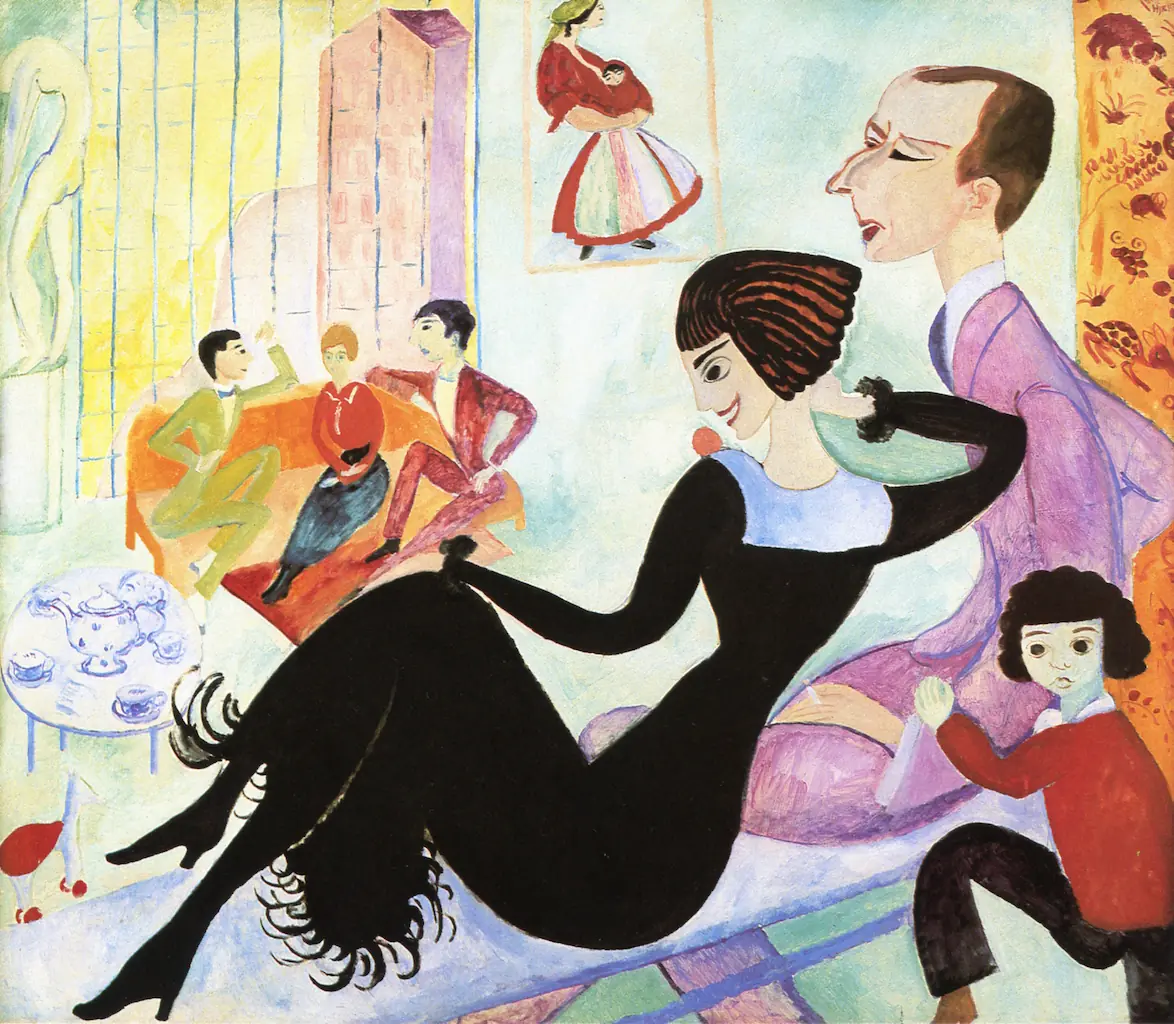 Intérieur du studio - Sigrid Hjertén