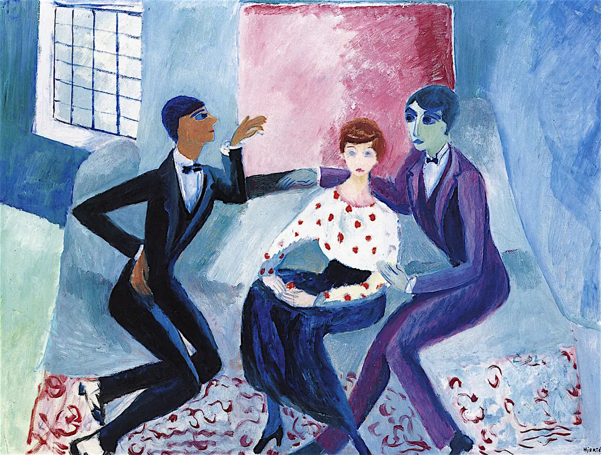 Conversation - Sigrid Hjertén