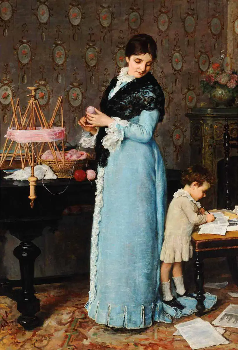Une Mère - Silvestro Lega