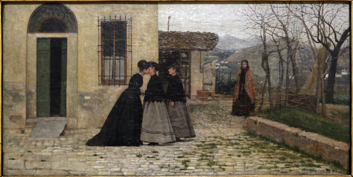 La Visite - Silvestro Lega