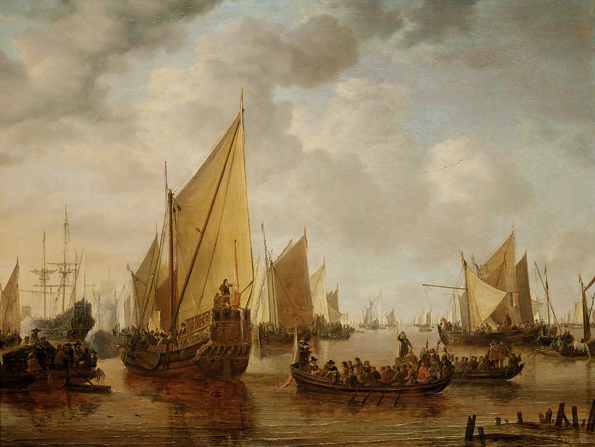 Visite de la flotte - Simon de Vlieger