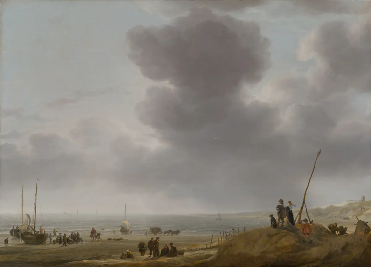 Vue sur la plage - Simon de Vlieger