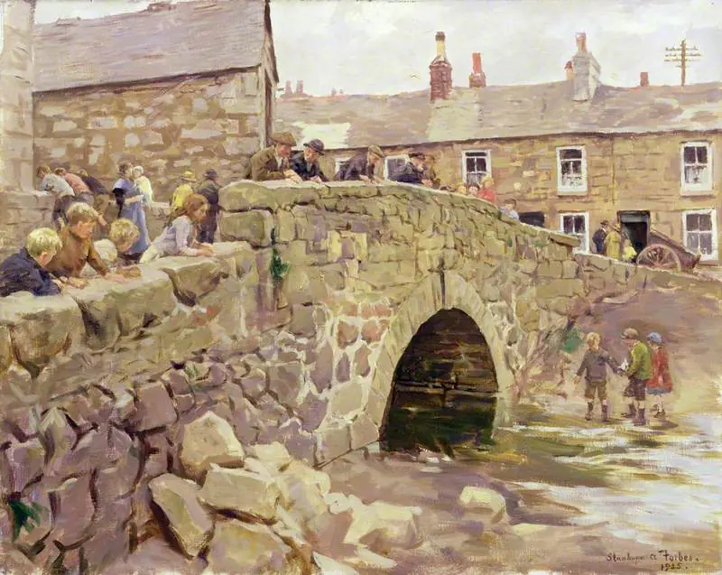 Sur le pont - Stanhope Forbes