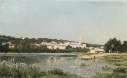 Bords de la Seine à Saint-Cloud - Stanislas Lépine