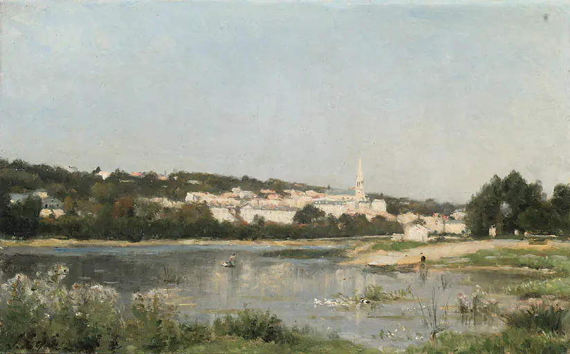 Bords de la Seine à Saint-Cloud - Stanislas Lépine