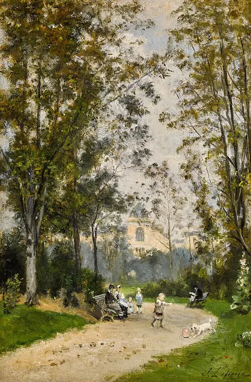 Le parc du Trocadéro - Stanislas Lépine