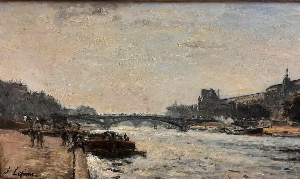 Le pont des Arts — version du musée Faure - Stanislas Lépine