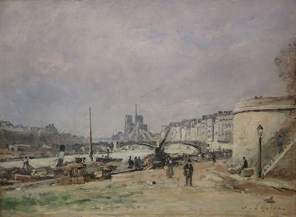 Quai de la Seine à Paris - Stanislas Lépine