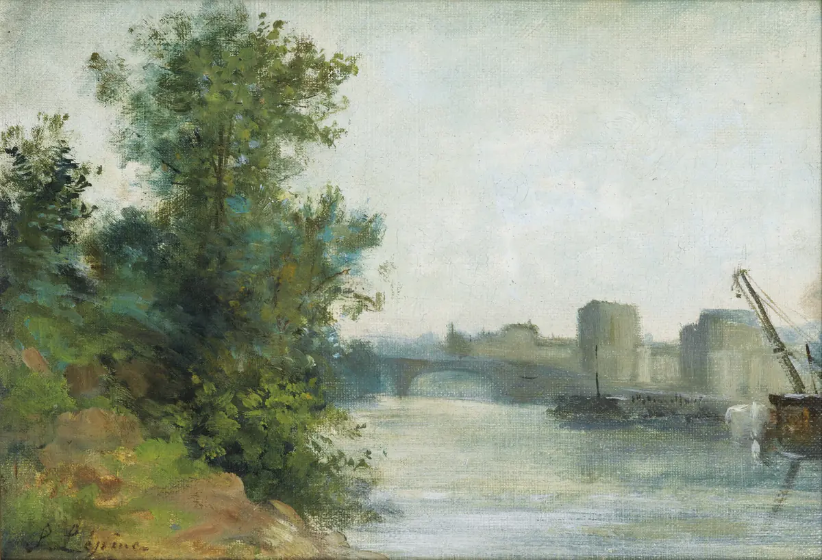 La Seine au pont de Neuilly - Stanislas Lépine