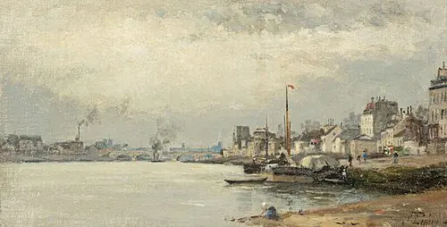 La Seine à Bercy - Stanislas Lépine