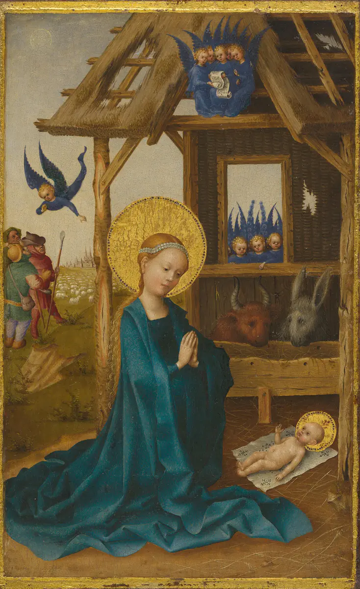 La naissance du Christ - Stefan Lochner