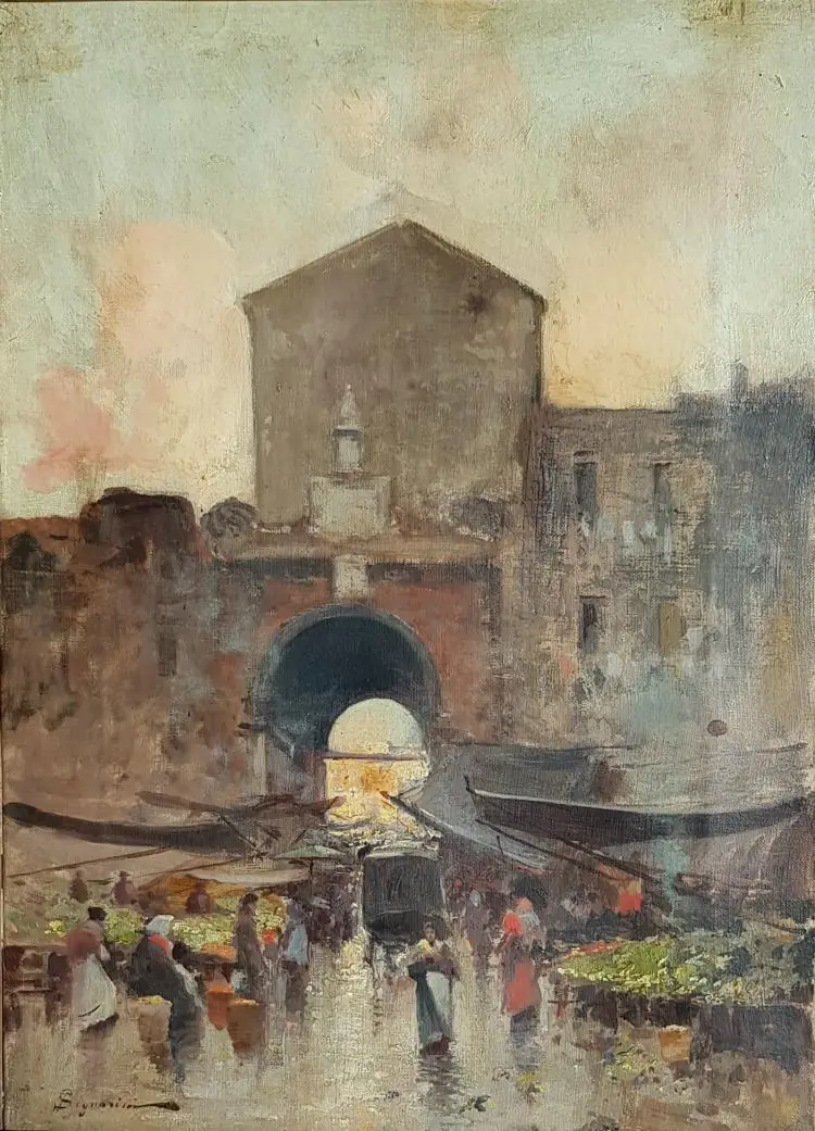 Le Marché - Telemaco Signorini