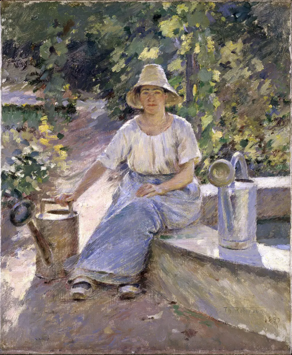 Les Arrosoirs - Theodore Robinson